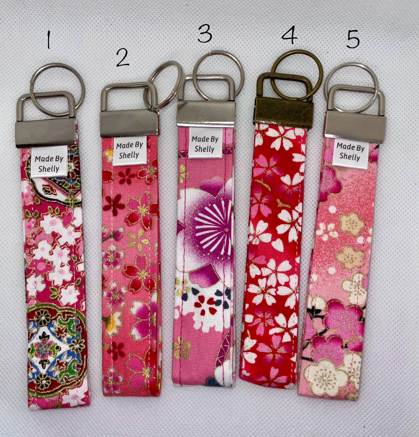 Pink Japanese Fabric Style Wristlets