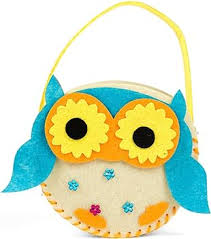 Children's Sewing Craft Kit. Cute Handbag. Make Your Own Felt Handbag for Children.