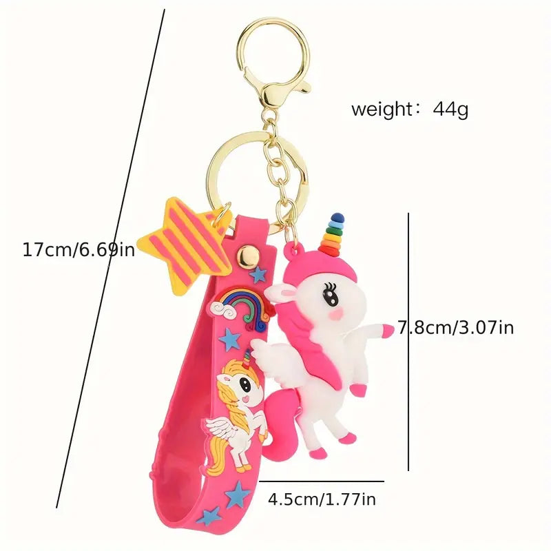 Cute unicorn keyring/wristlet. Fantastic for unicorn lovers.